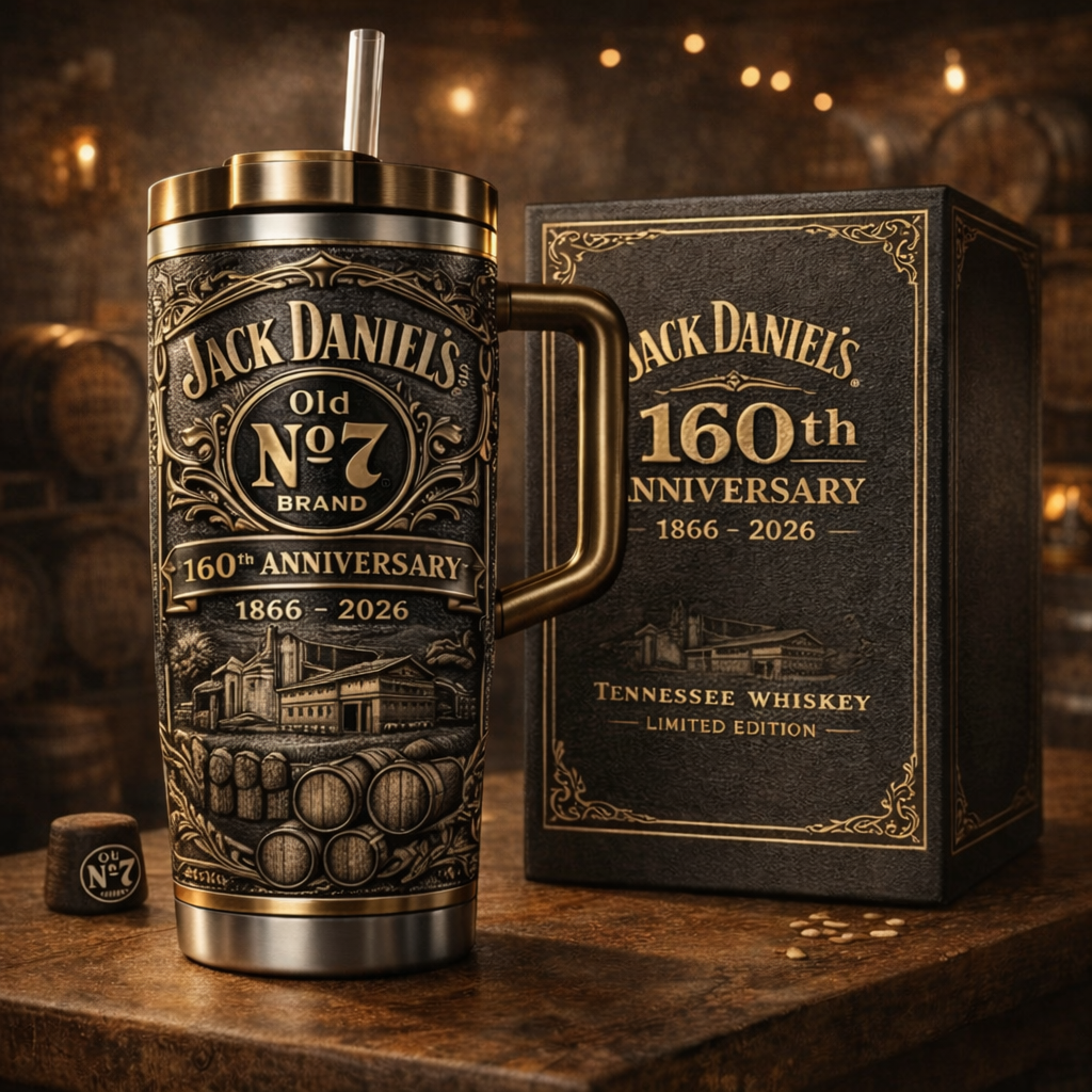 Jack Daniel’s 160th Anniversary Limited Edition Whiskey Tumbler