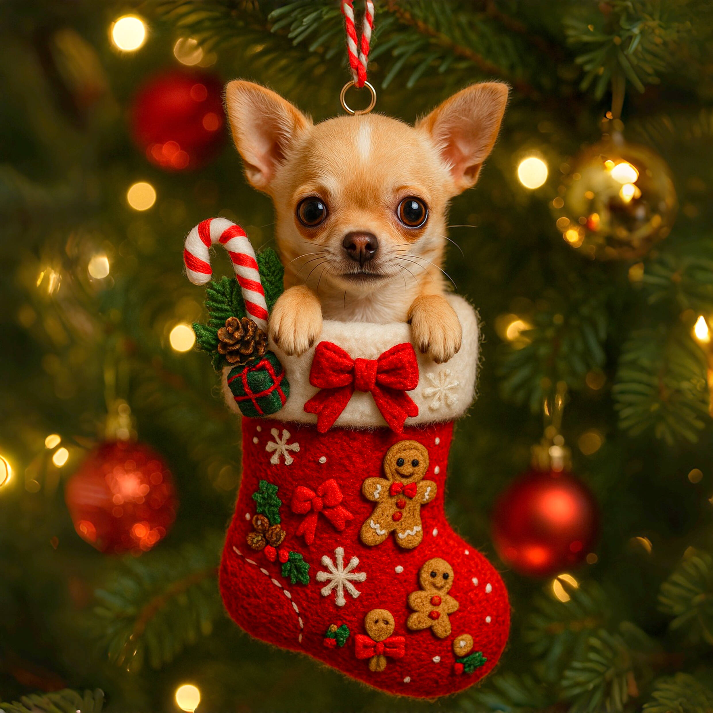 Puppy Stocking Ornaments