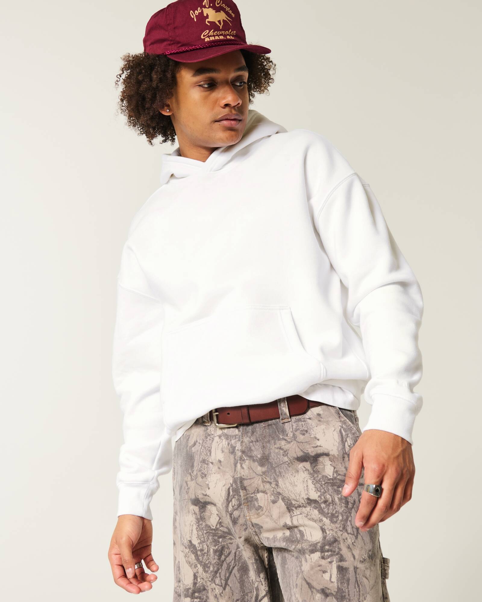 Boxy Camo Hoodie