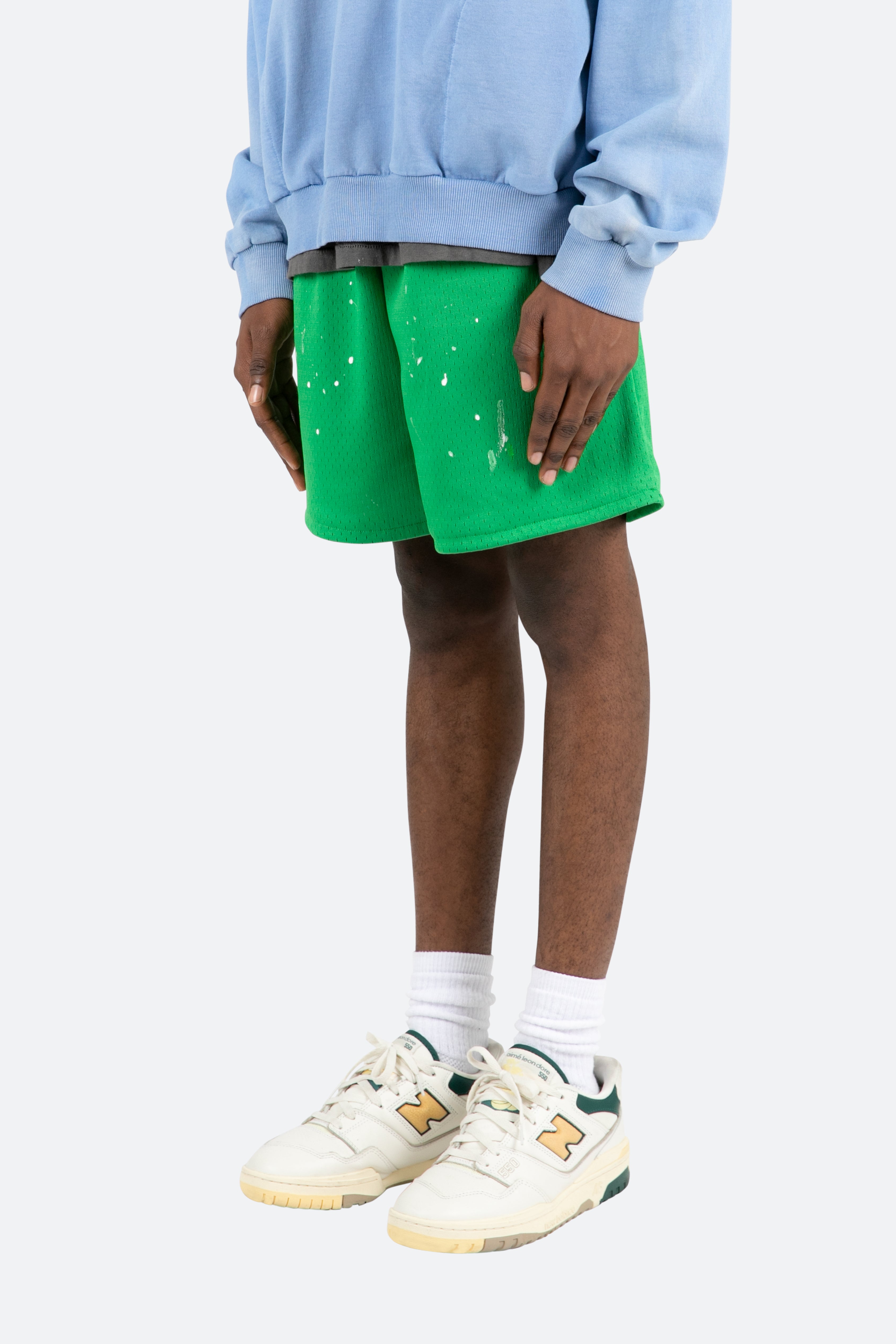 Painter Mesh Shorts - Green