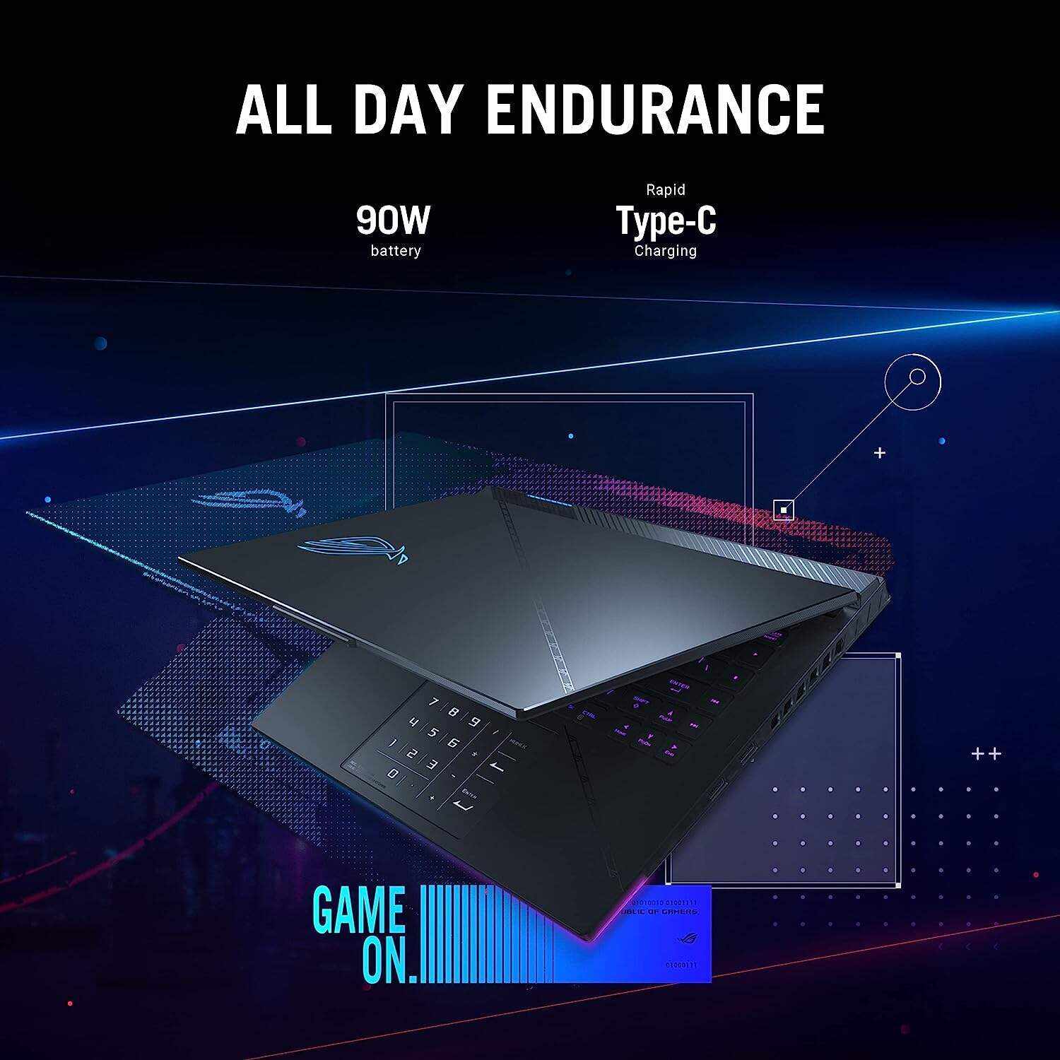 ASUS ROG Strix Scar 16 (2023) Gaming Laptop, 16” Nebula HDR QHD 240Hz/3ms, 1100 nits, Mini LED, GeForce RTX 4090, Intel Core i9-13980HX, 32GB DDR5, 2TB PCIe, Wi-Fi 6E, Windows 11 Pro,Off Black