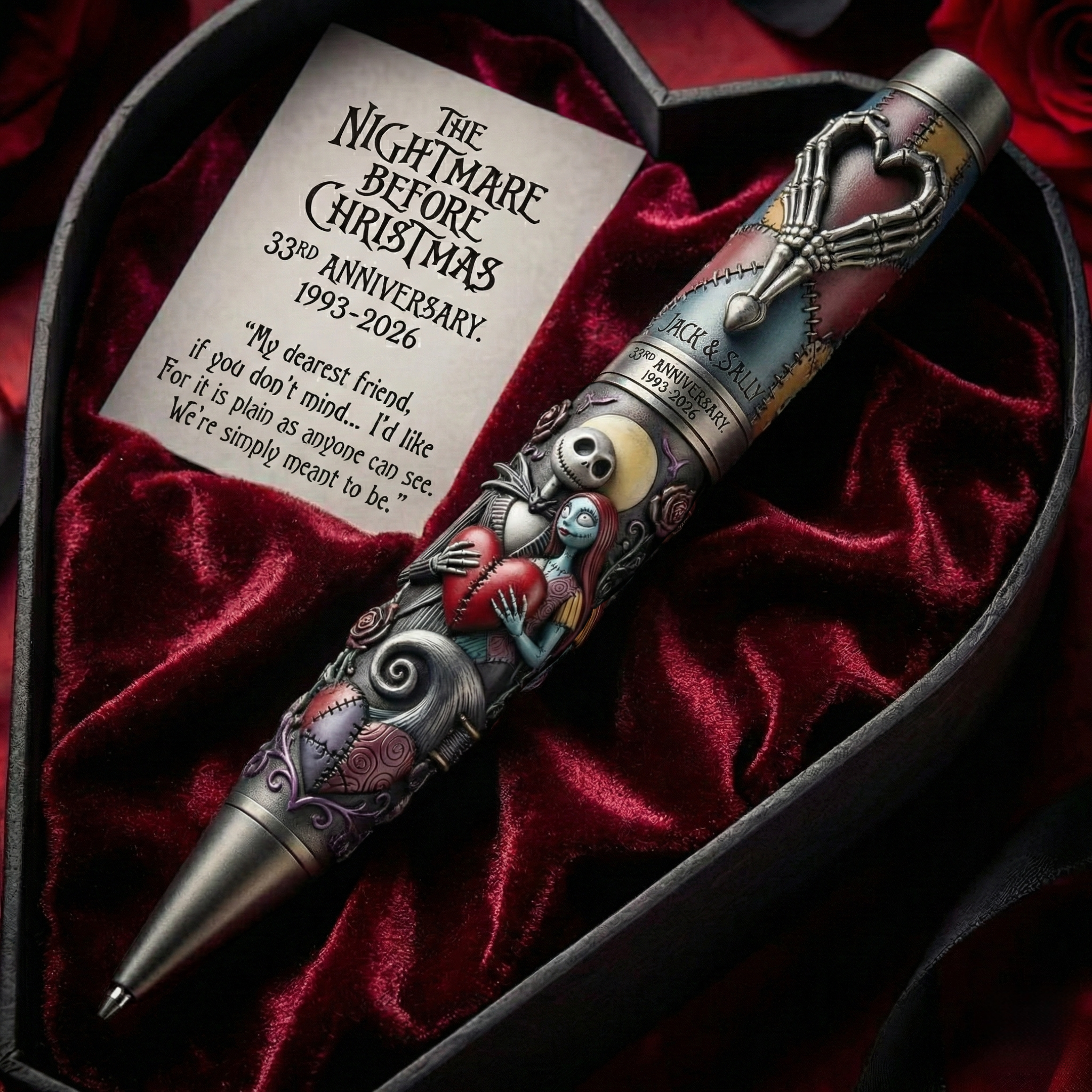 The Nightmare Before Christmas 33rd Anniversary Valentine's Day Special Edition Pen