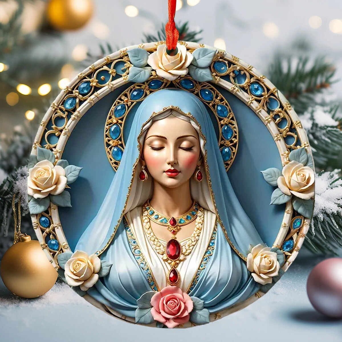 Blessings of Mary Ornament