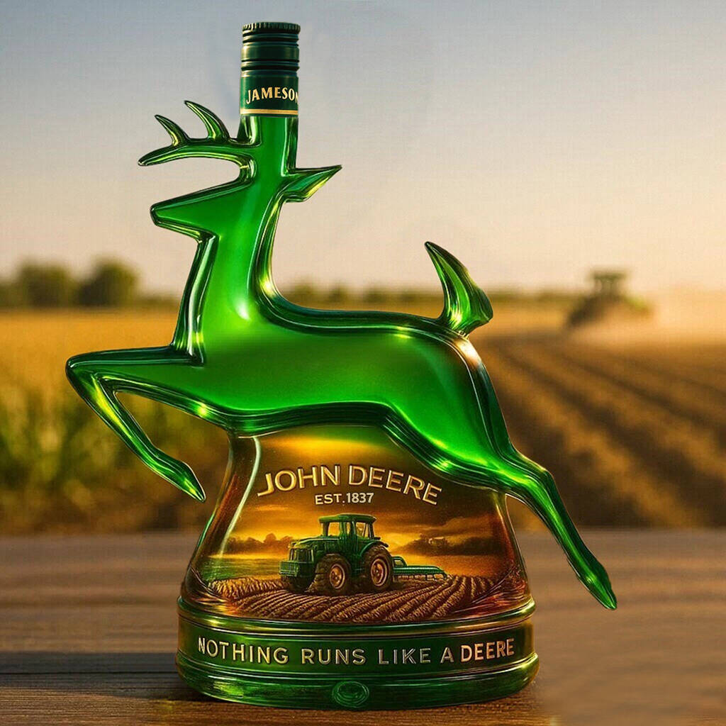 JOHN DEERE Whiskey Bottle