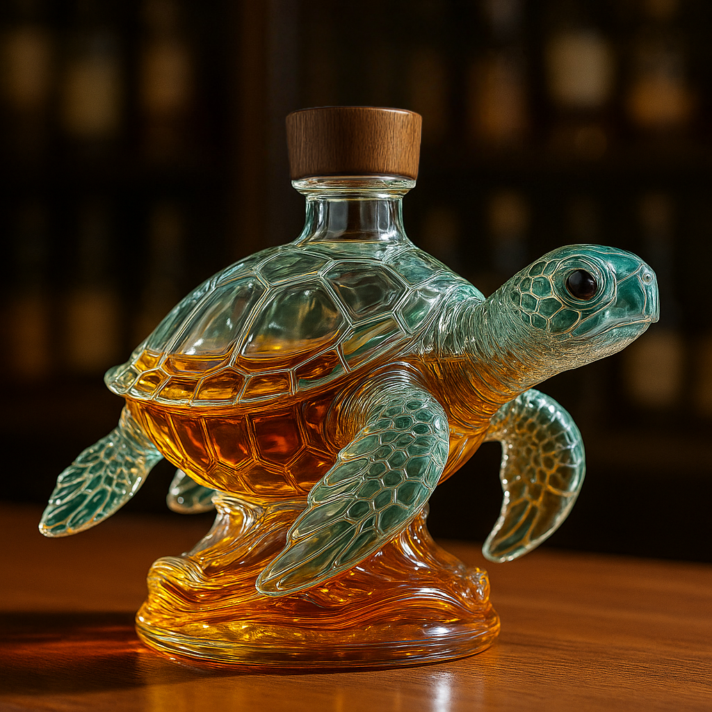 Sea Turtle Whiskey Bottle