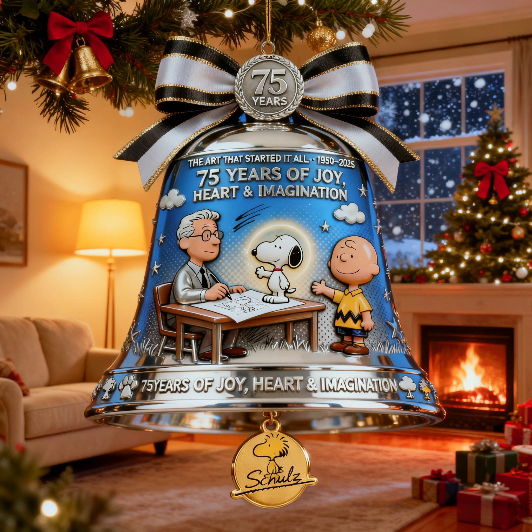 Snpy 75th Anniversary Bell Ornament