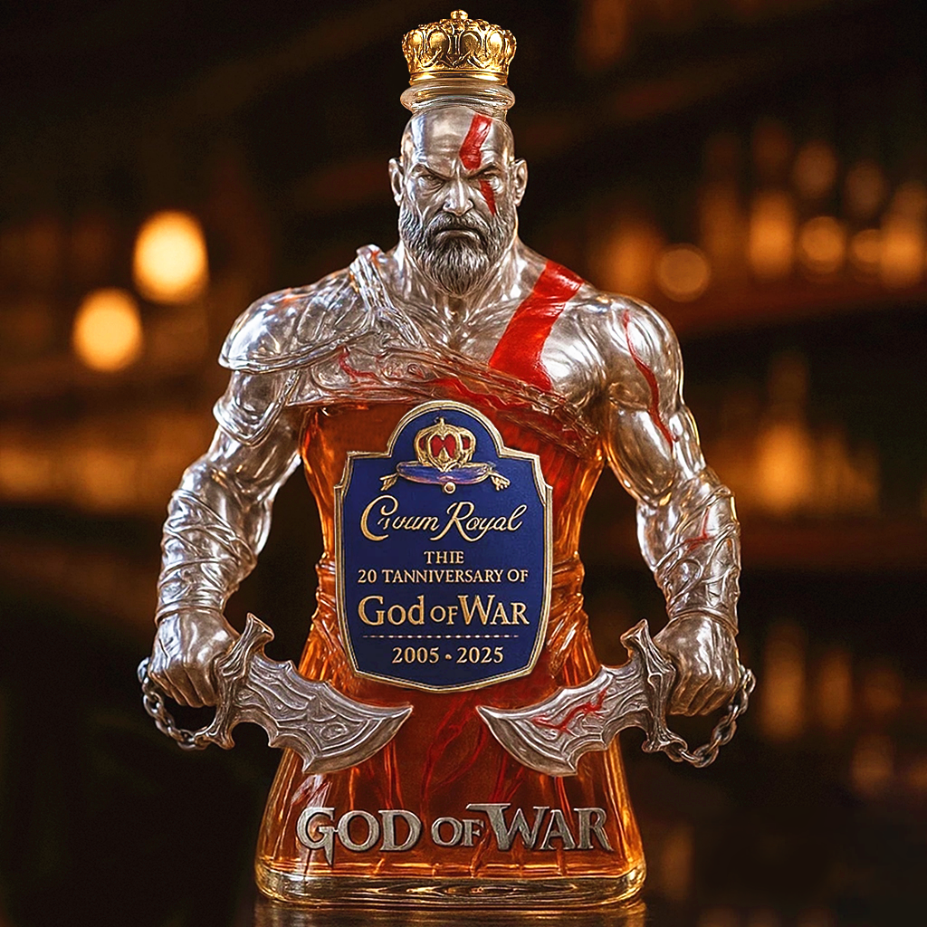 God of War 20th Anniversary Collector's Edition Whisky Bottle