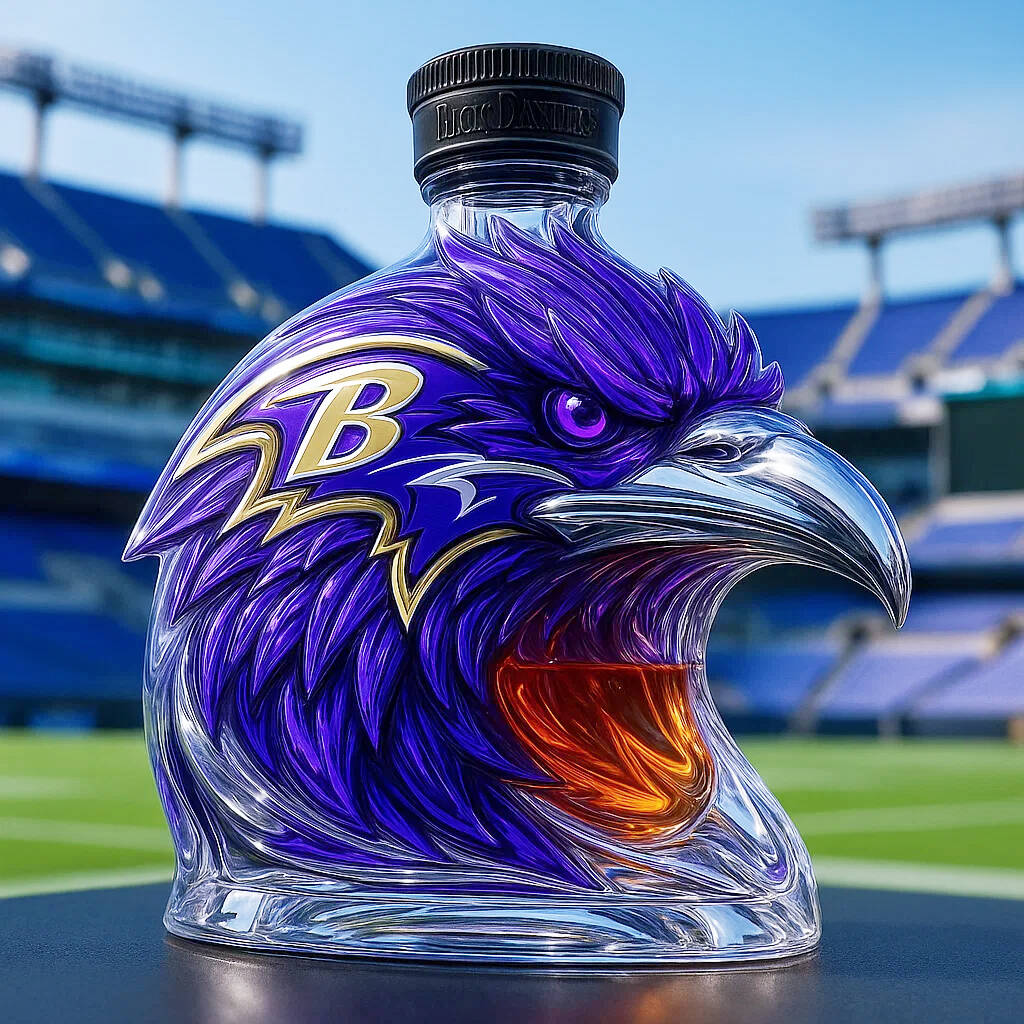 Baltimore Ravens Limited Edition Whisky Bottle