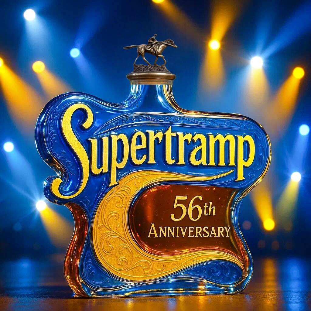 Supertramp 56th Anniversary Whisky Bottle