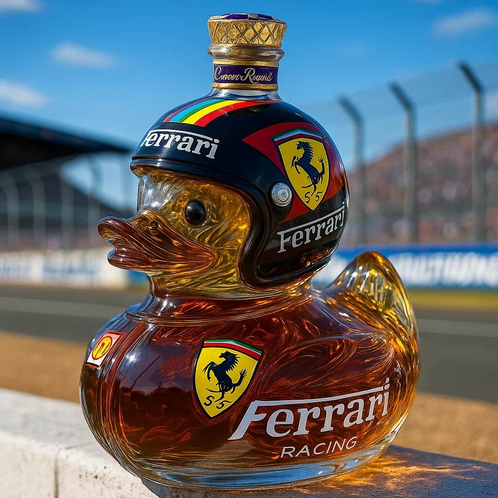 F1 Duck Whisky Bottle