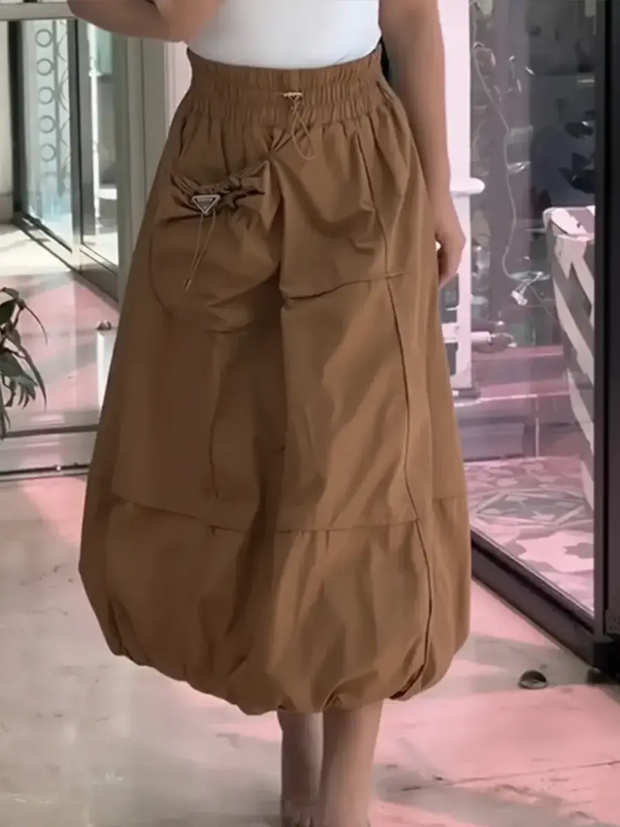 🔥Summer Arrivals🌟Women's Casual And Fashionable Elastic Waist Skirt