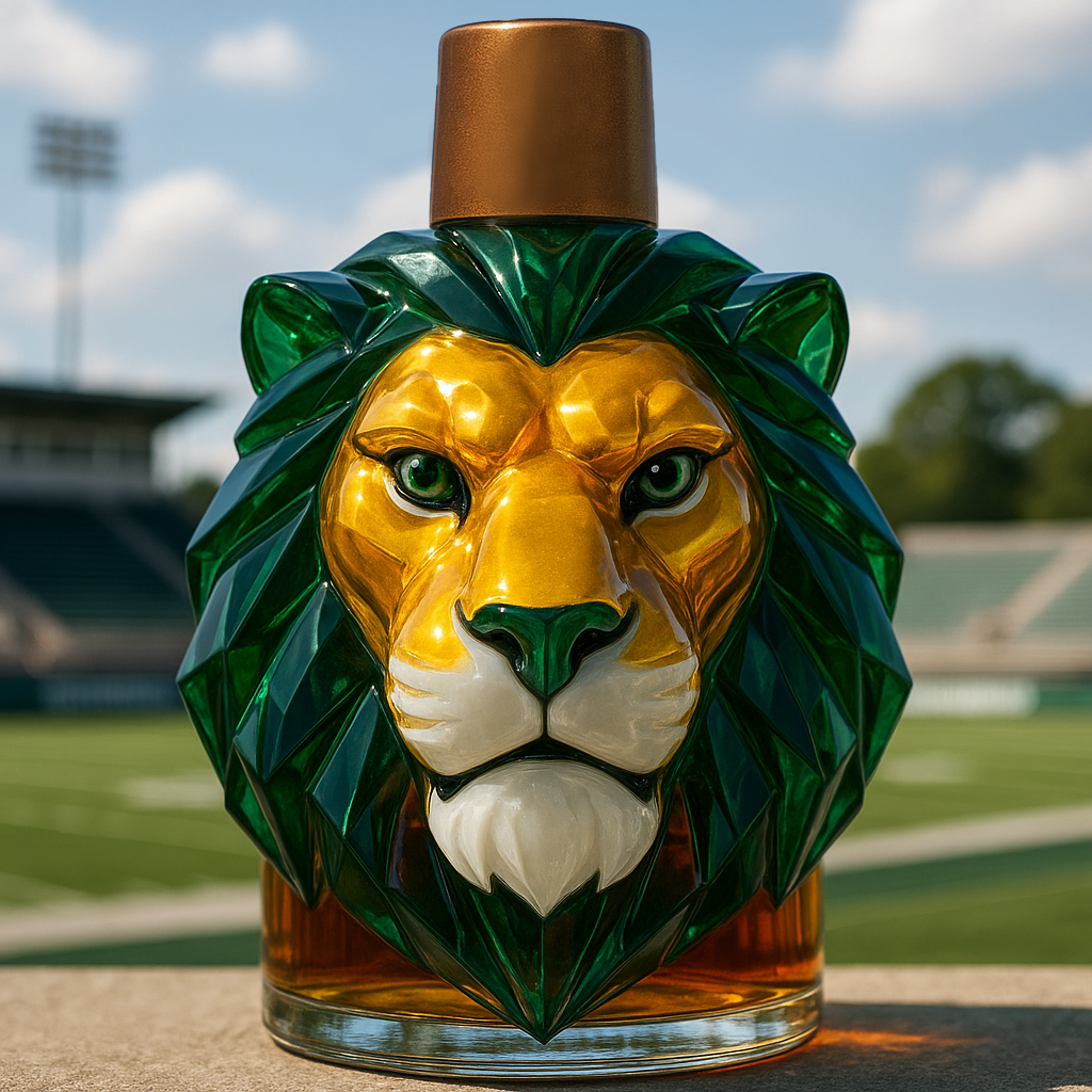 Southeastern Louisiana Lions Whiskey Bottle