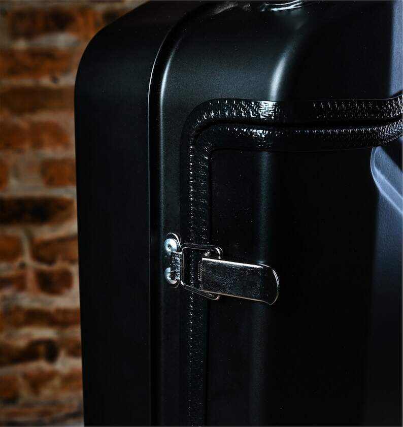 20 L Gift Black Matte Mini Bar Jerry Can, Metal Mini Bar With Wood Inside With Picnic Set, Custom Fuel Bar, Canister Bar Jerry Can