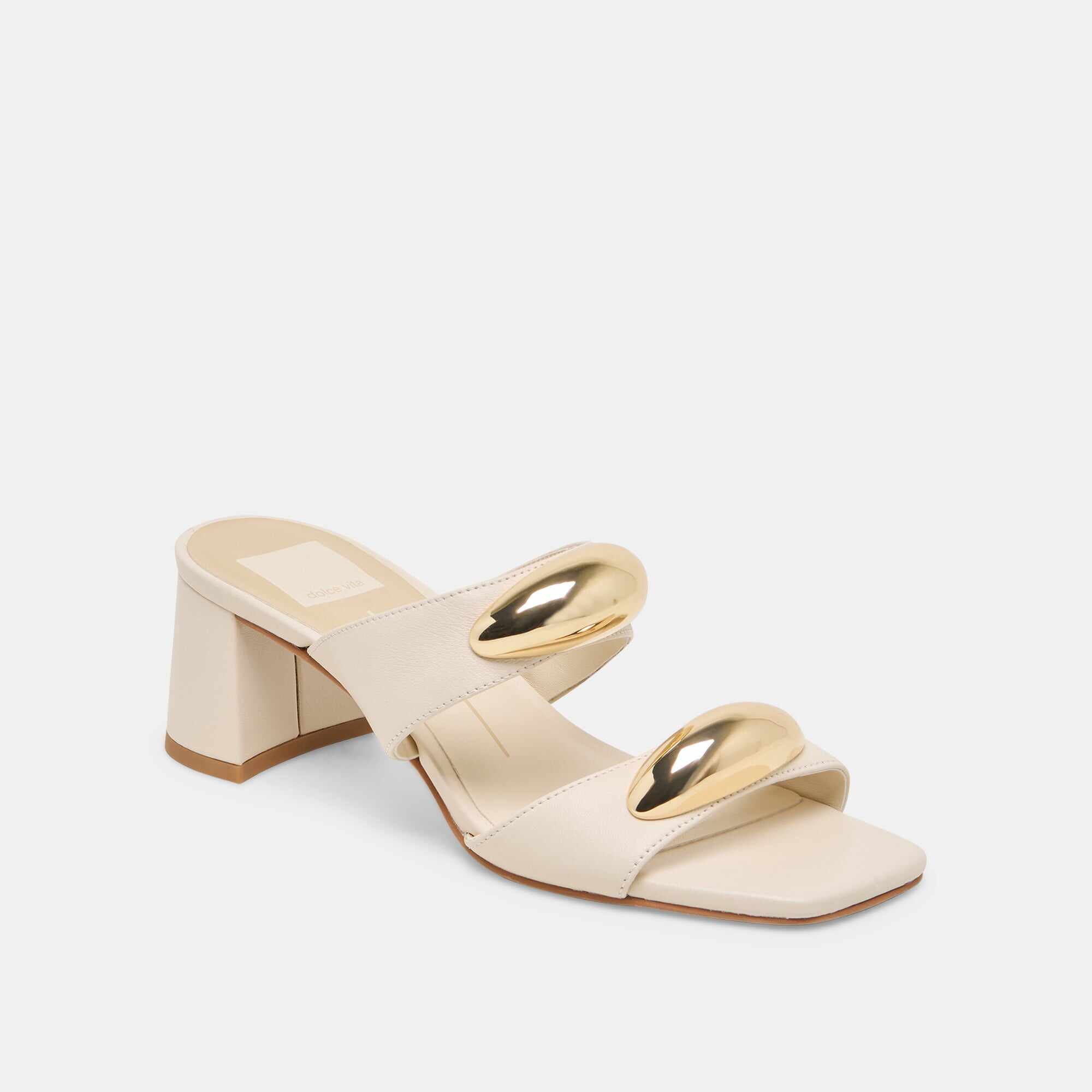 BARNET HEELS BONE LEATHER