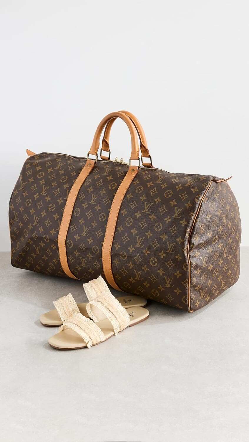 WHAT GOES AROUND COMES AROUND Women's Pre-Loved Lv Monogram Ab Keep All 55 Bag
