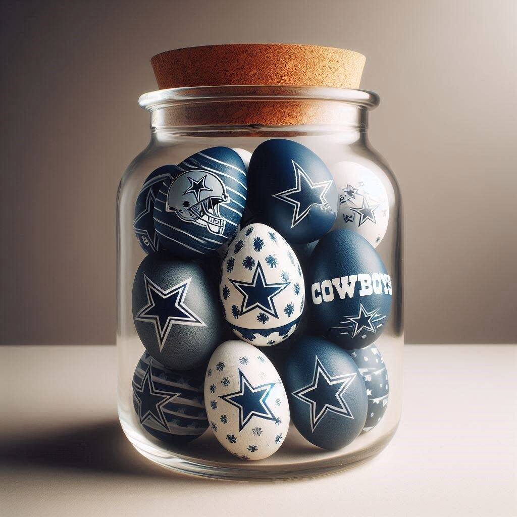 Football Team Egg Jar