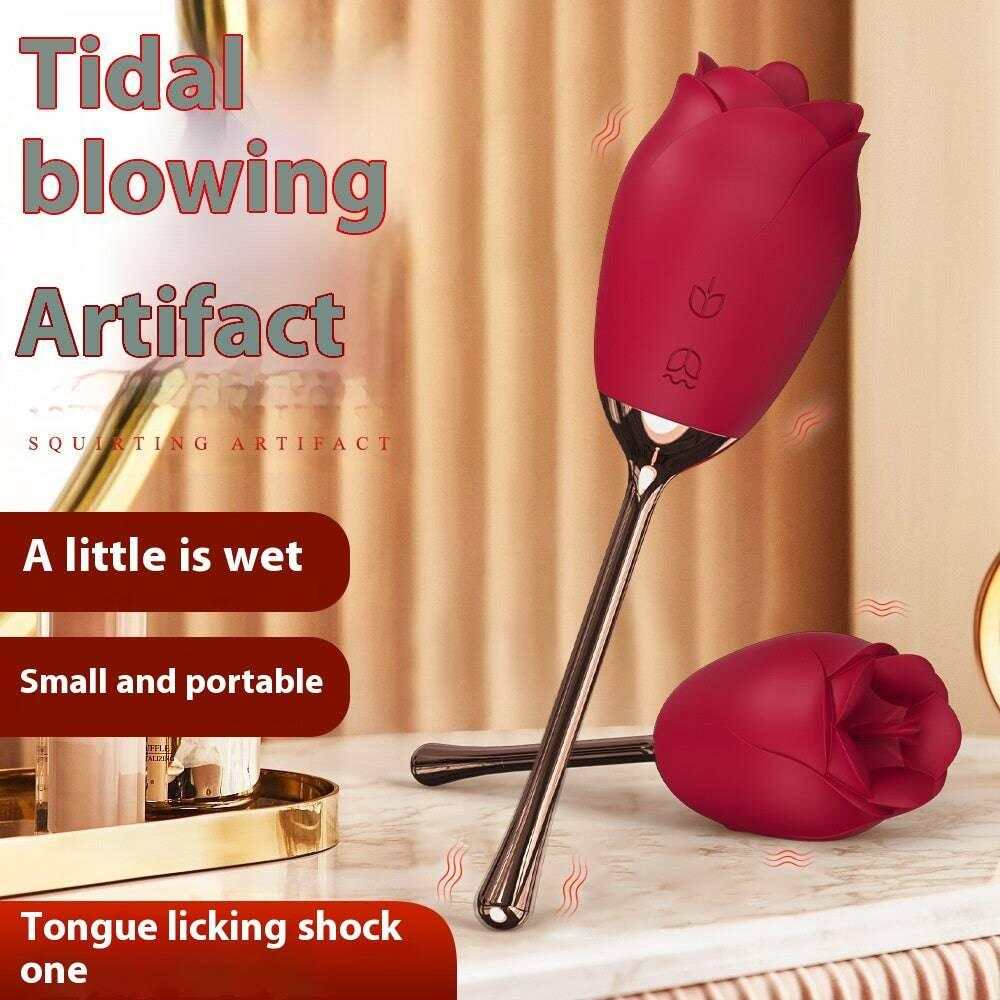 Rose Tongue Licking Sucking Clitoral Vibrator