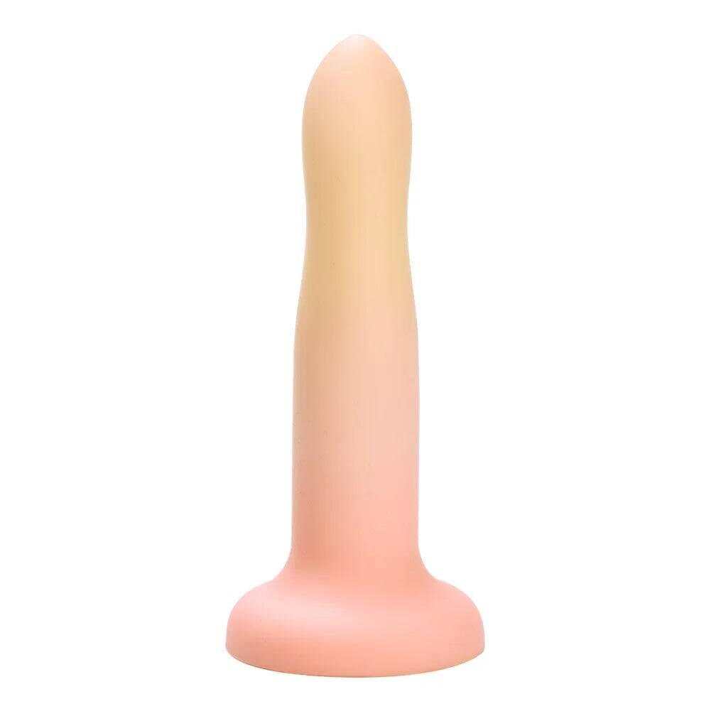 Realistic Liquid Silicone Dildo – Pink G-Spot and Anal Masturbator with Suction Cup
