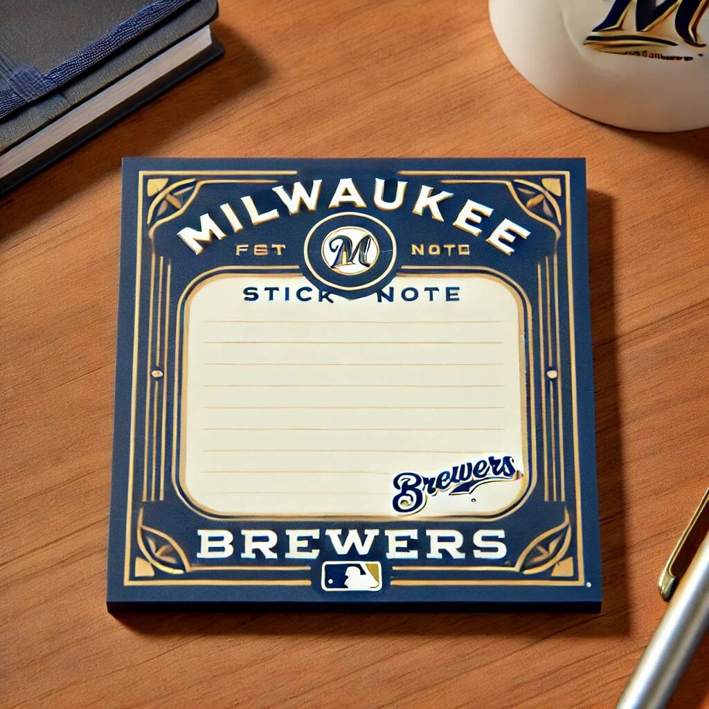 Baseball Team Sticky Notes