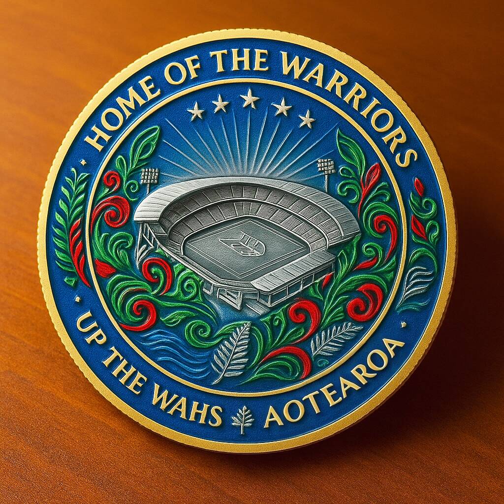 New Zealand Warriors 30th Anniversary Commemorative Coin
