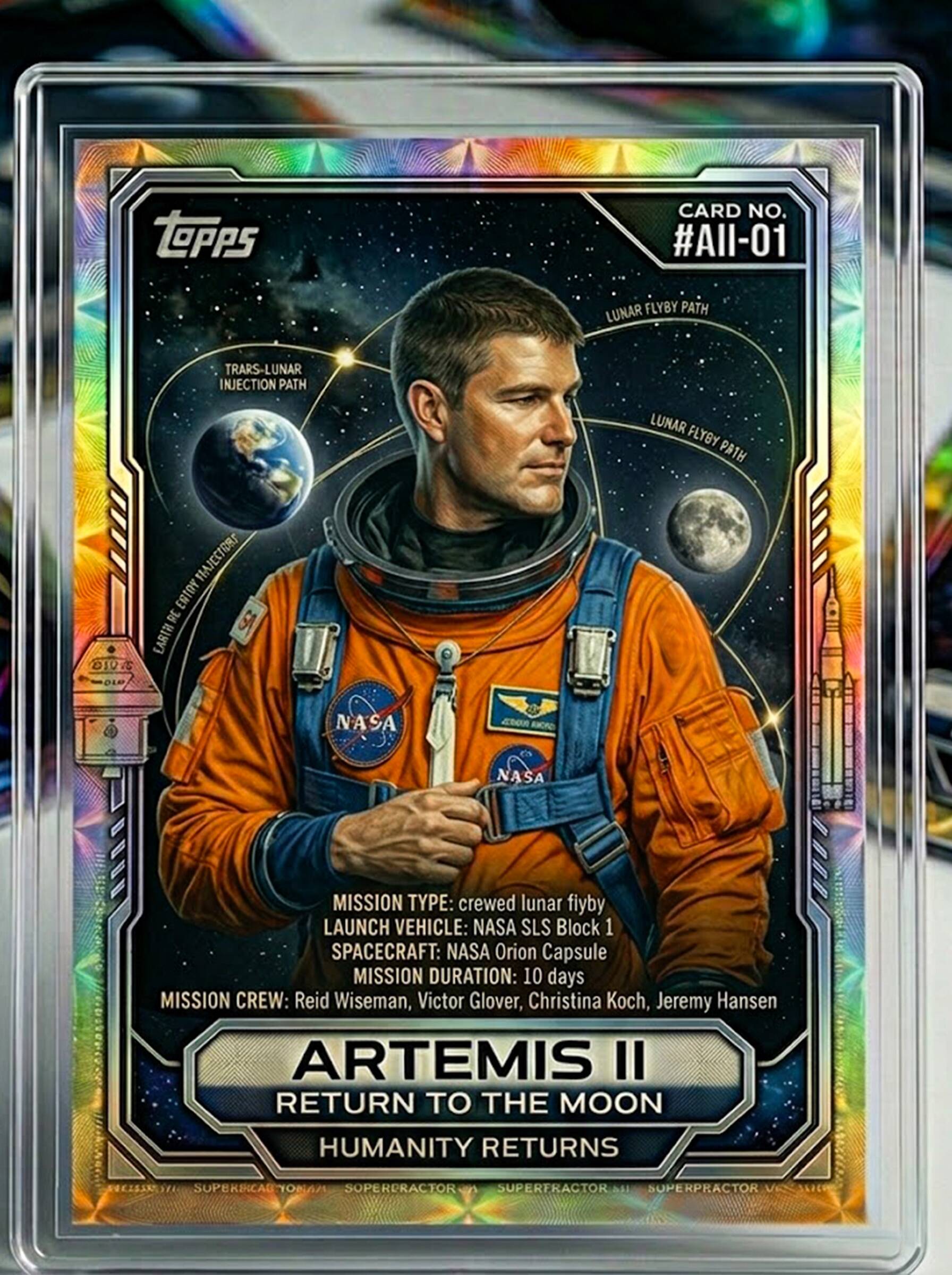 🌌Artemis II NASA Premium Trading Card Box