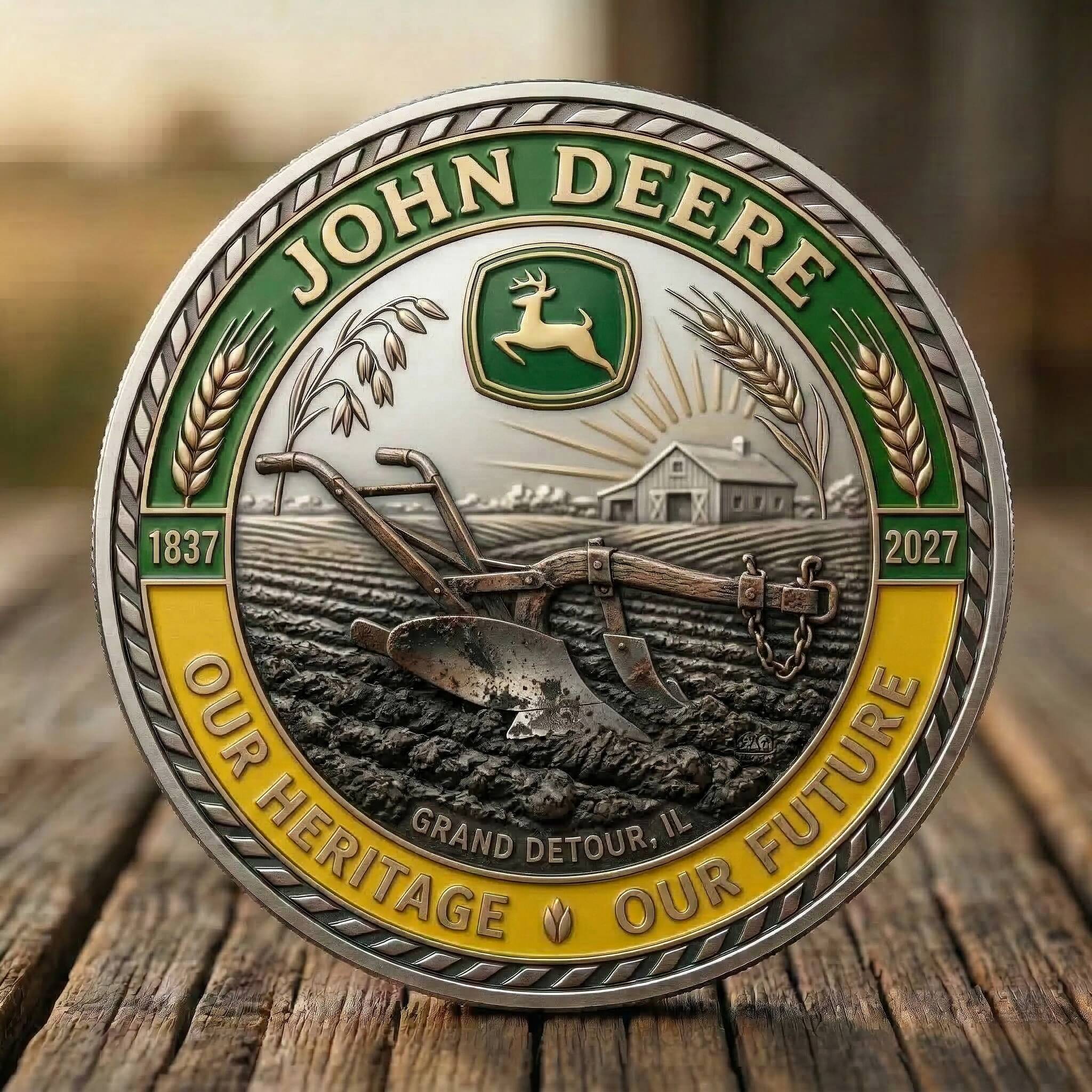 John Deere 190th Anniversary Master Farmer Commemorative Coin