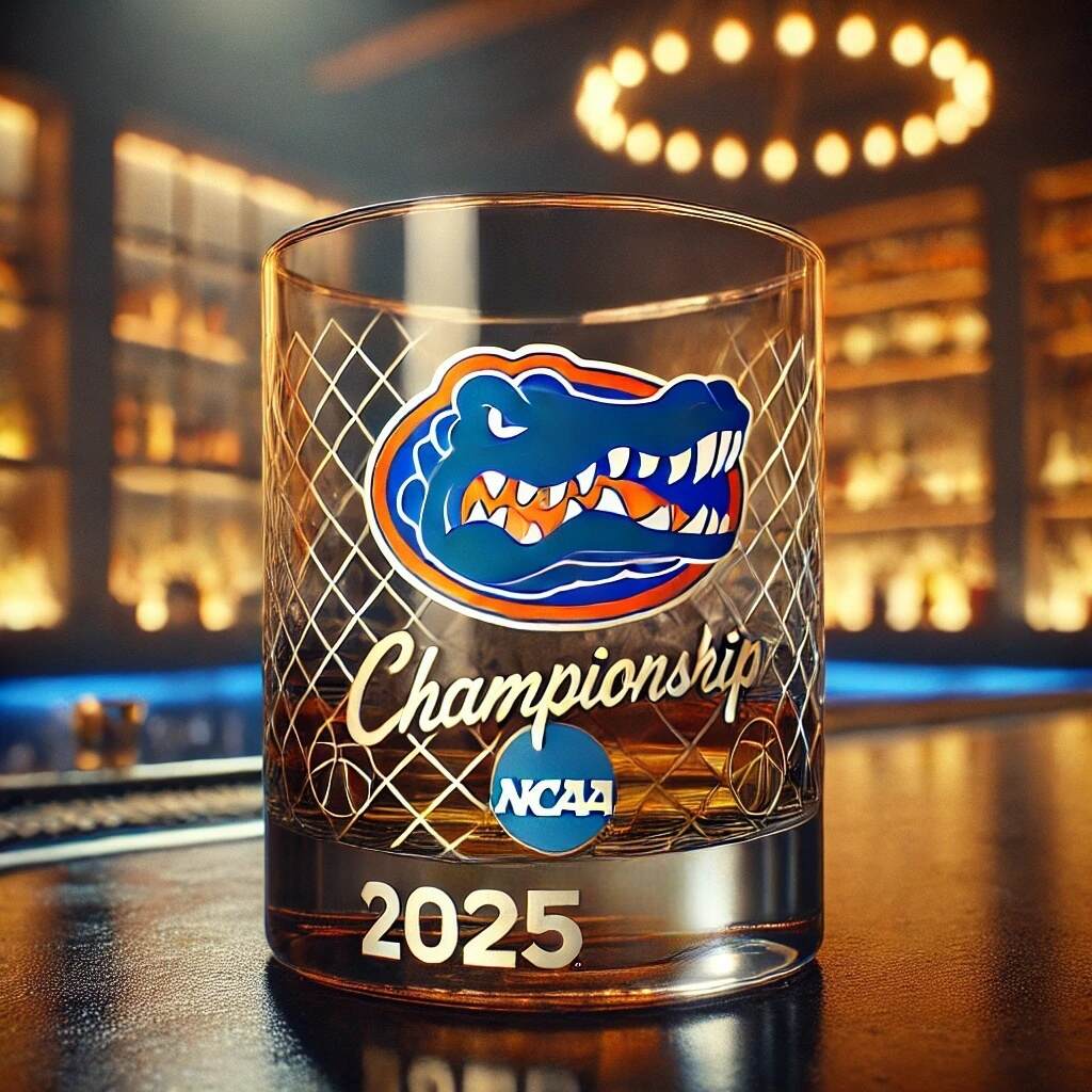 Florida 2025 NCAA National Championship Glass