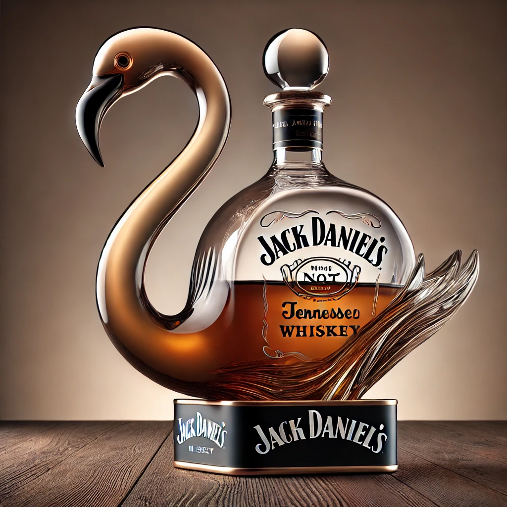 Luxurious Whisky Flamingo Bottle