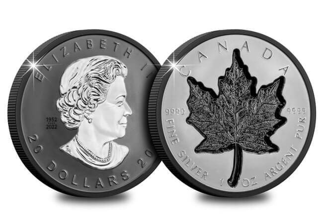 1 oz. Fine Silver Coin – Super Incuse Silver Maple Leaf