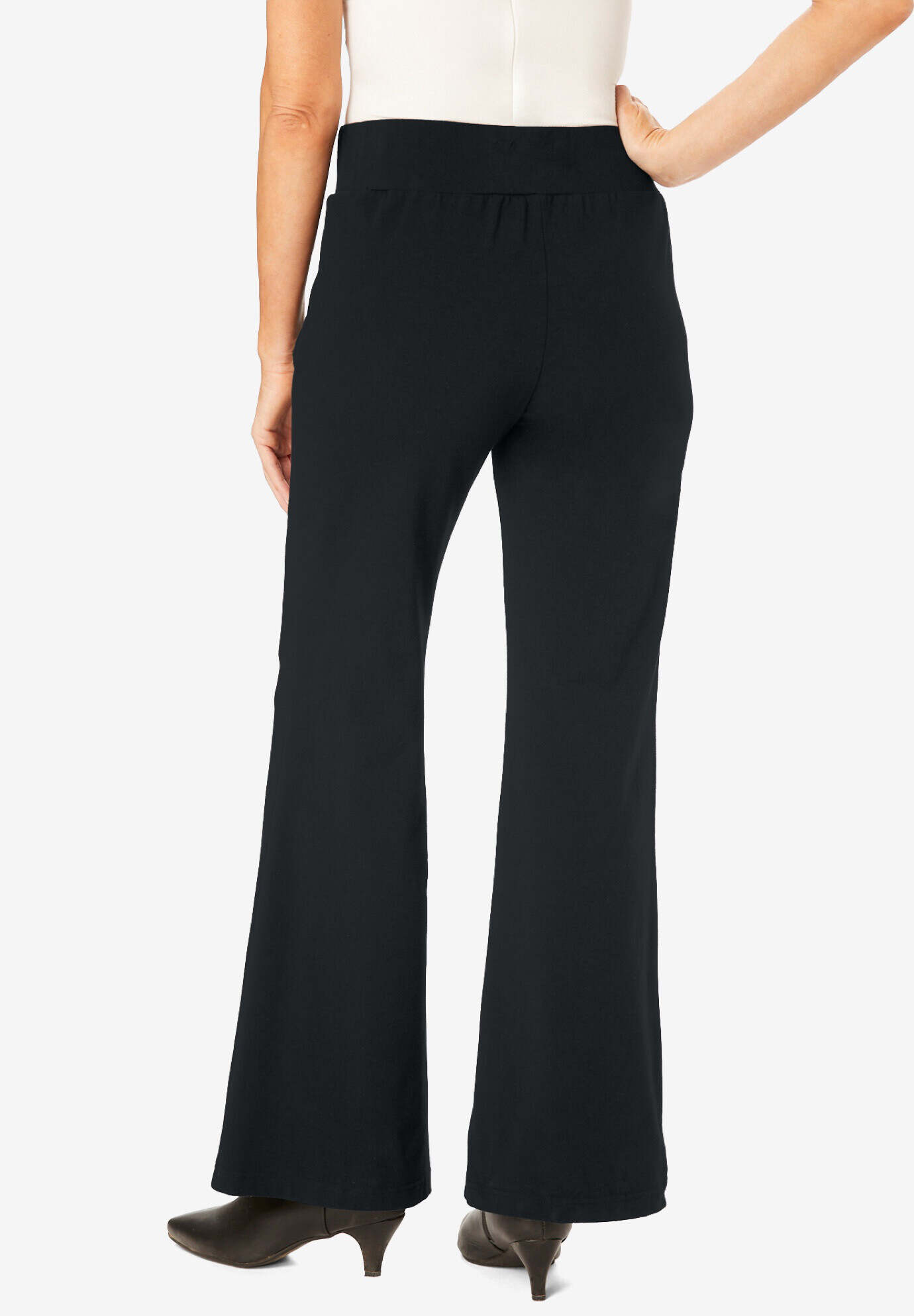 Secret Solutions™ Tummy Taming Wide-Leg Knit Pant
