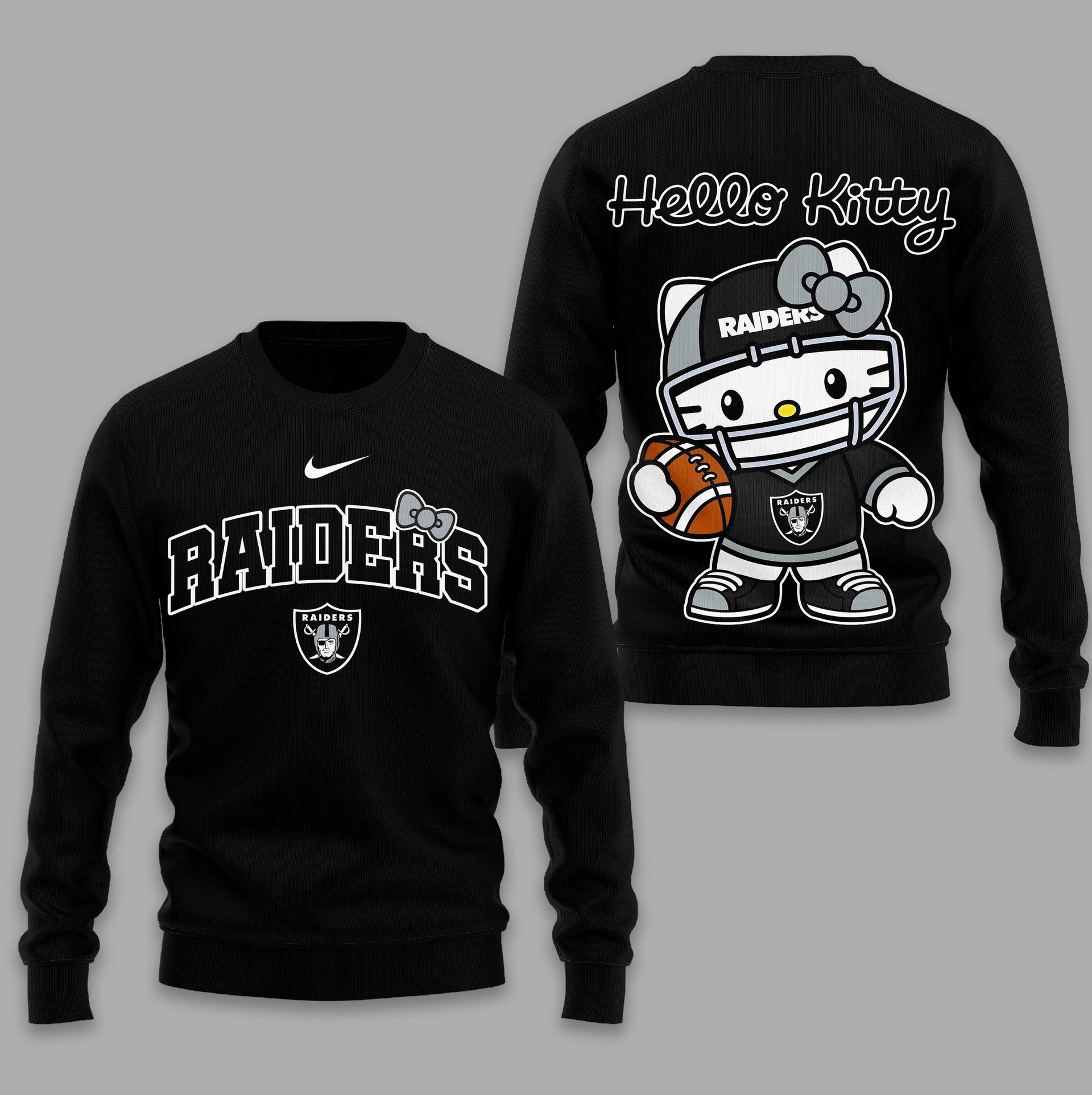 Las Vegas Raiders | Premium NFL Hello Kitty Women's Shirt TD