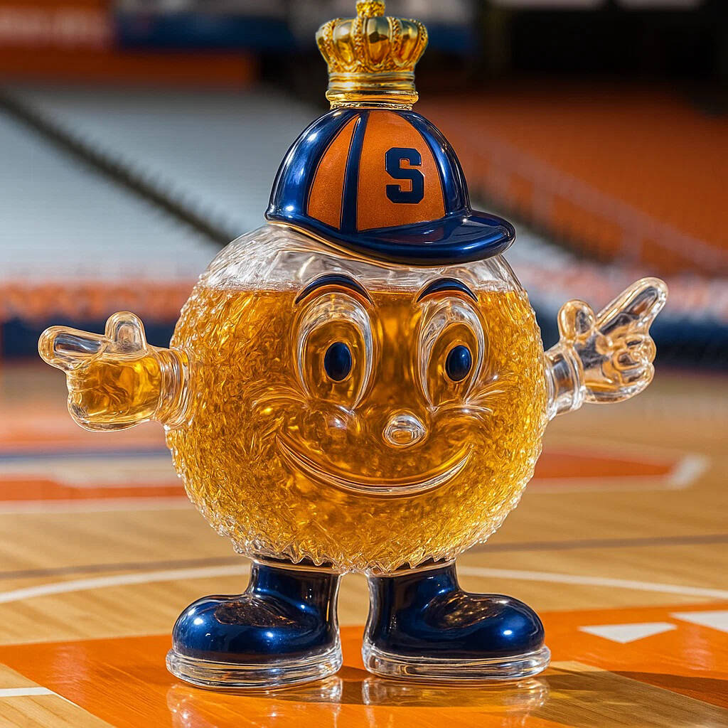 Syracuse Orange Whisky Bottle