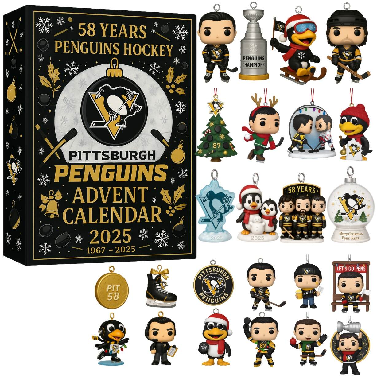 Pittsburgh Penguins 58th Anniversary Advent Calendar