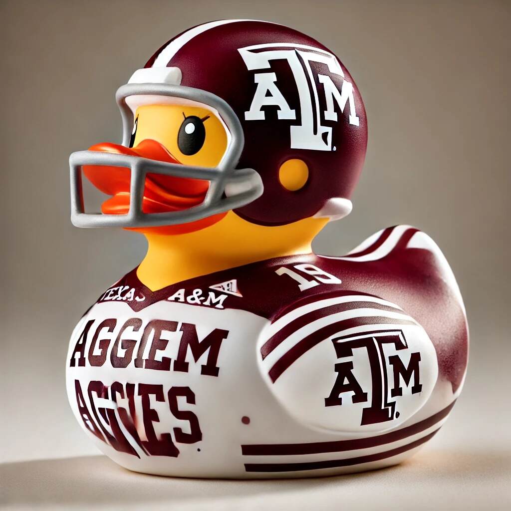 SEC Football Rubber Duck