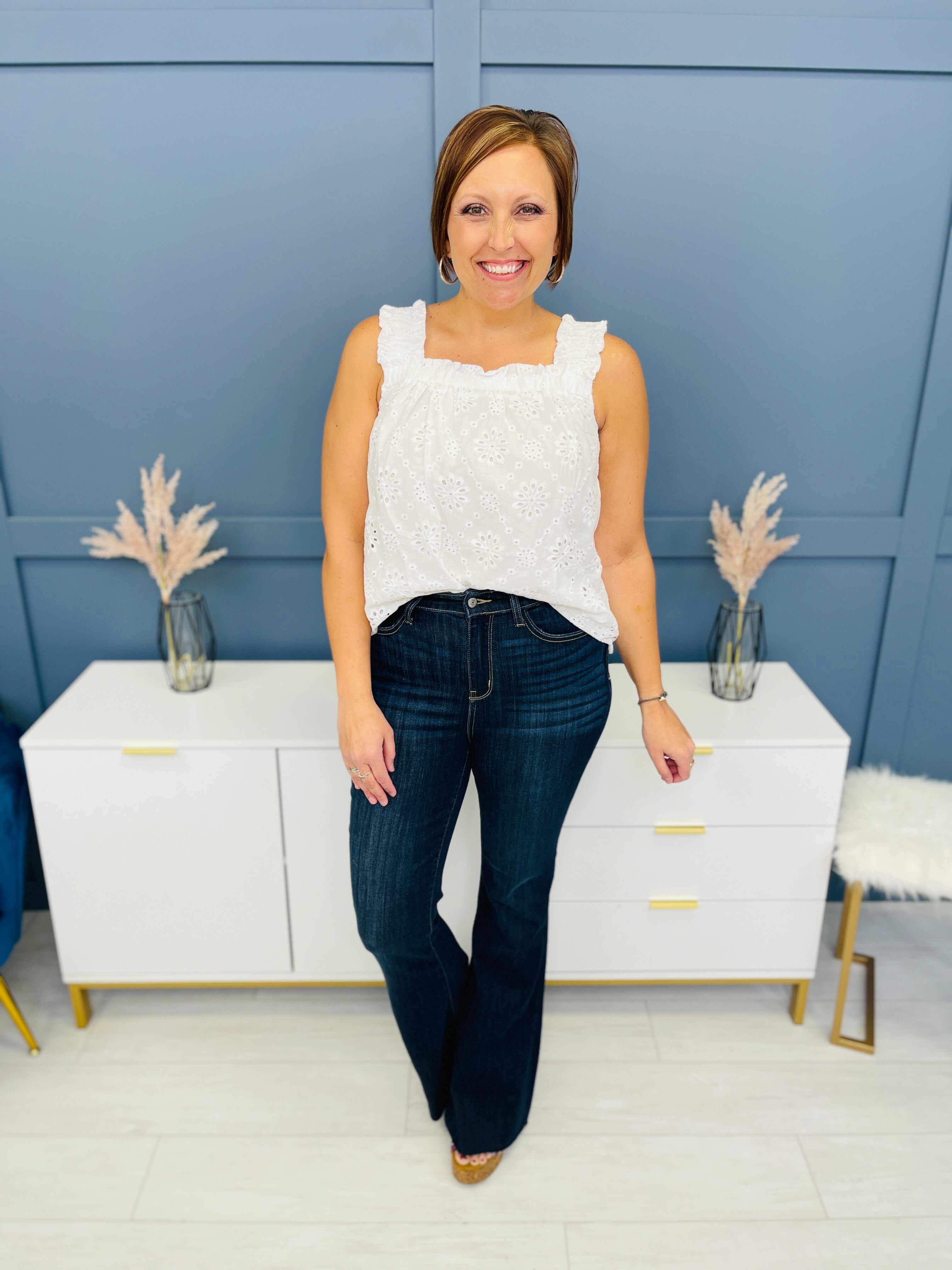 RESTOCK! REG/CURVY See Ya There Flare Jeans