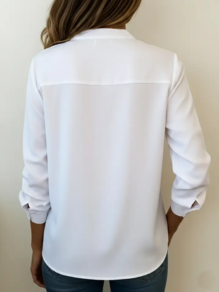 🔥Summer Arrivals🌟Minimalist V-neck Cotton Shirt Top