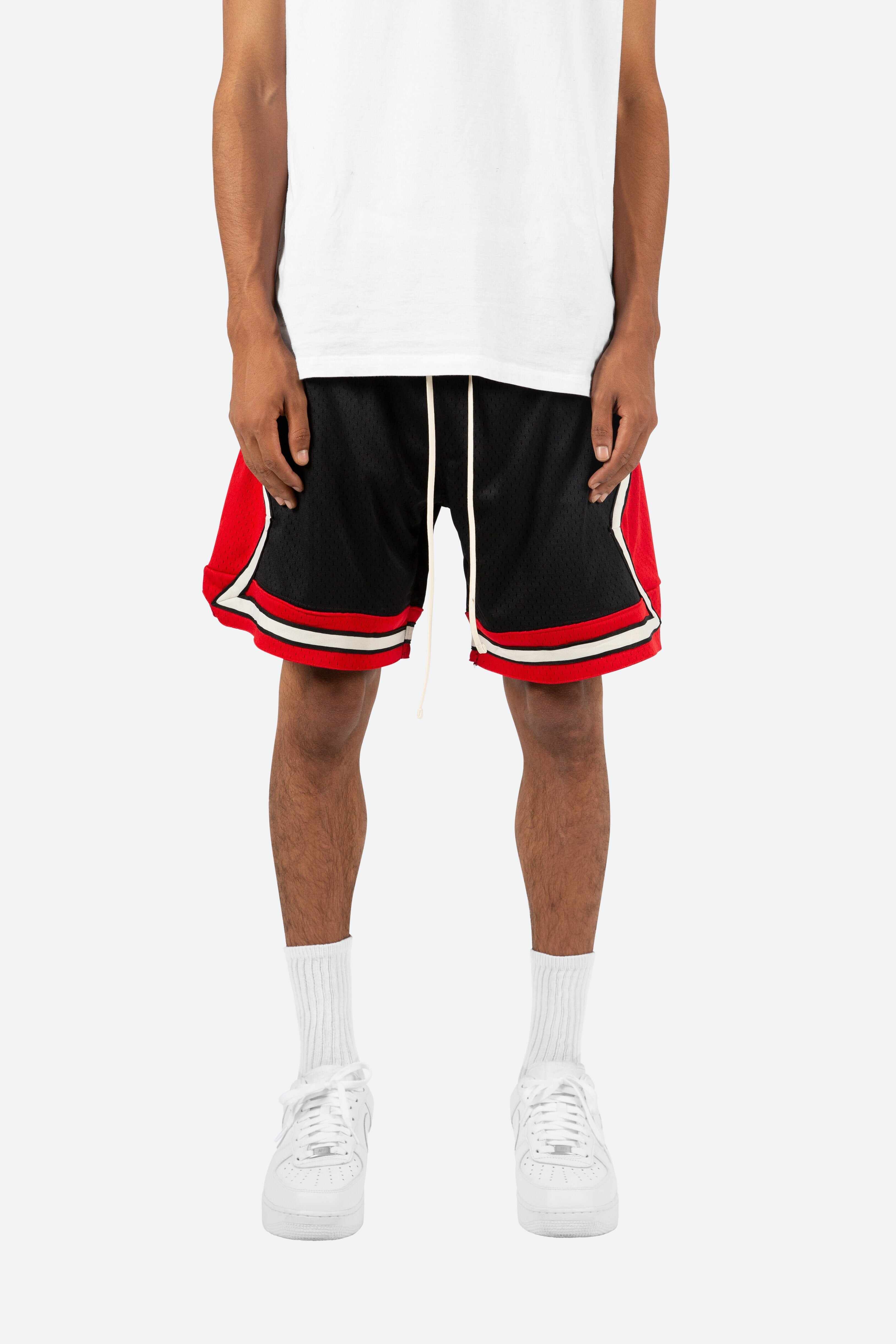 Classic Basketball Shorts - Black/Red