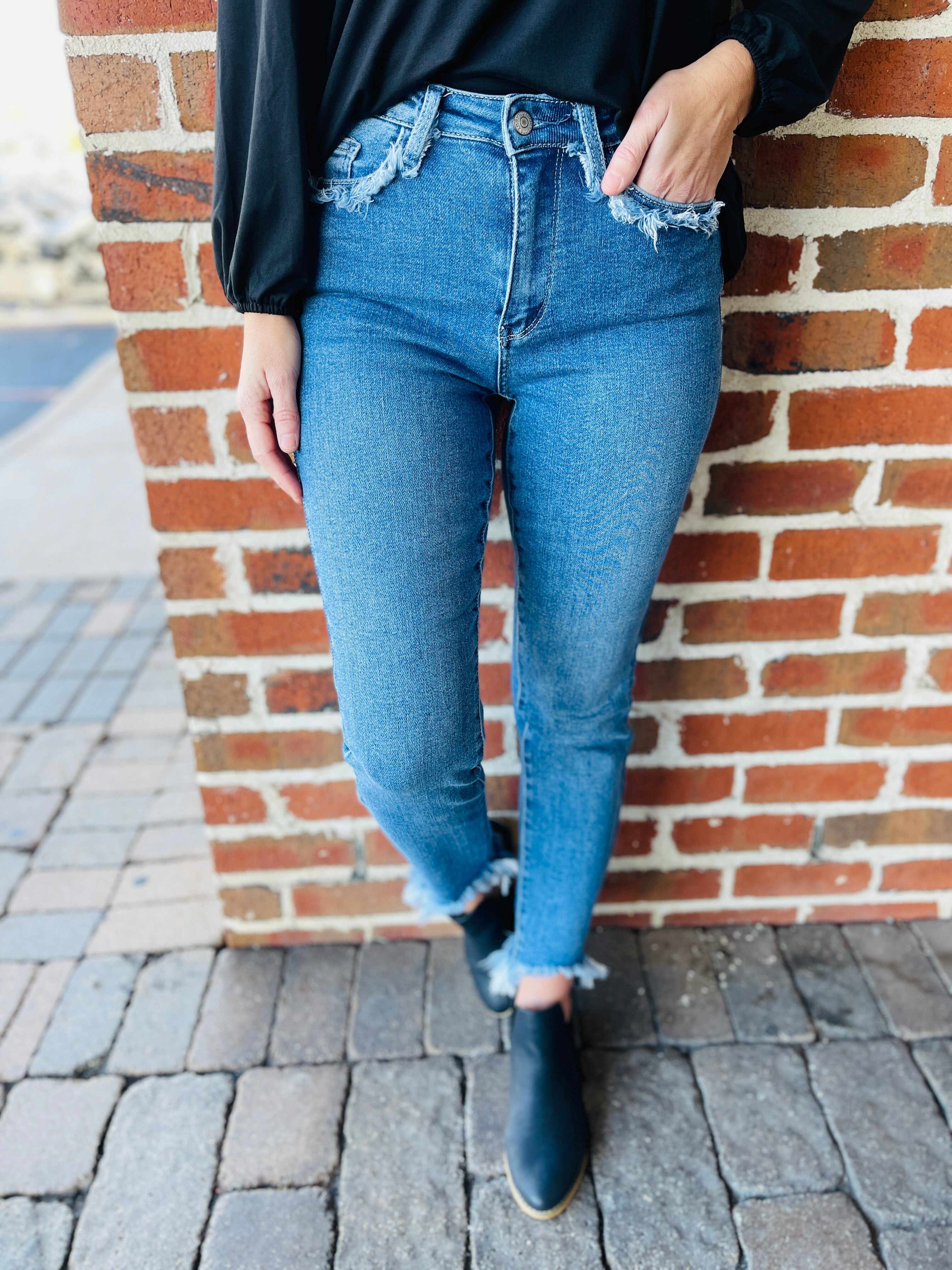 PLUS/REG On The Fringe Slim Fit Jeans