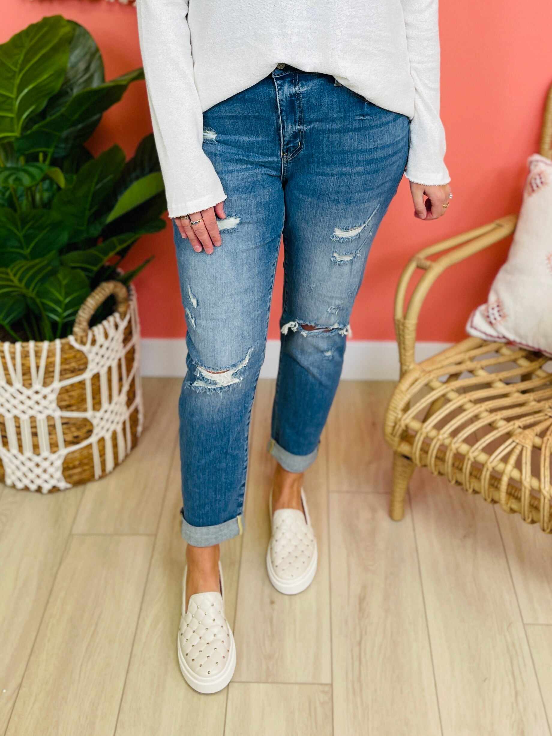PLUS/REG New Year, New Boyfriend Jeans
