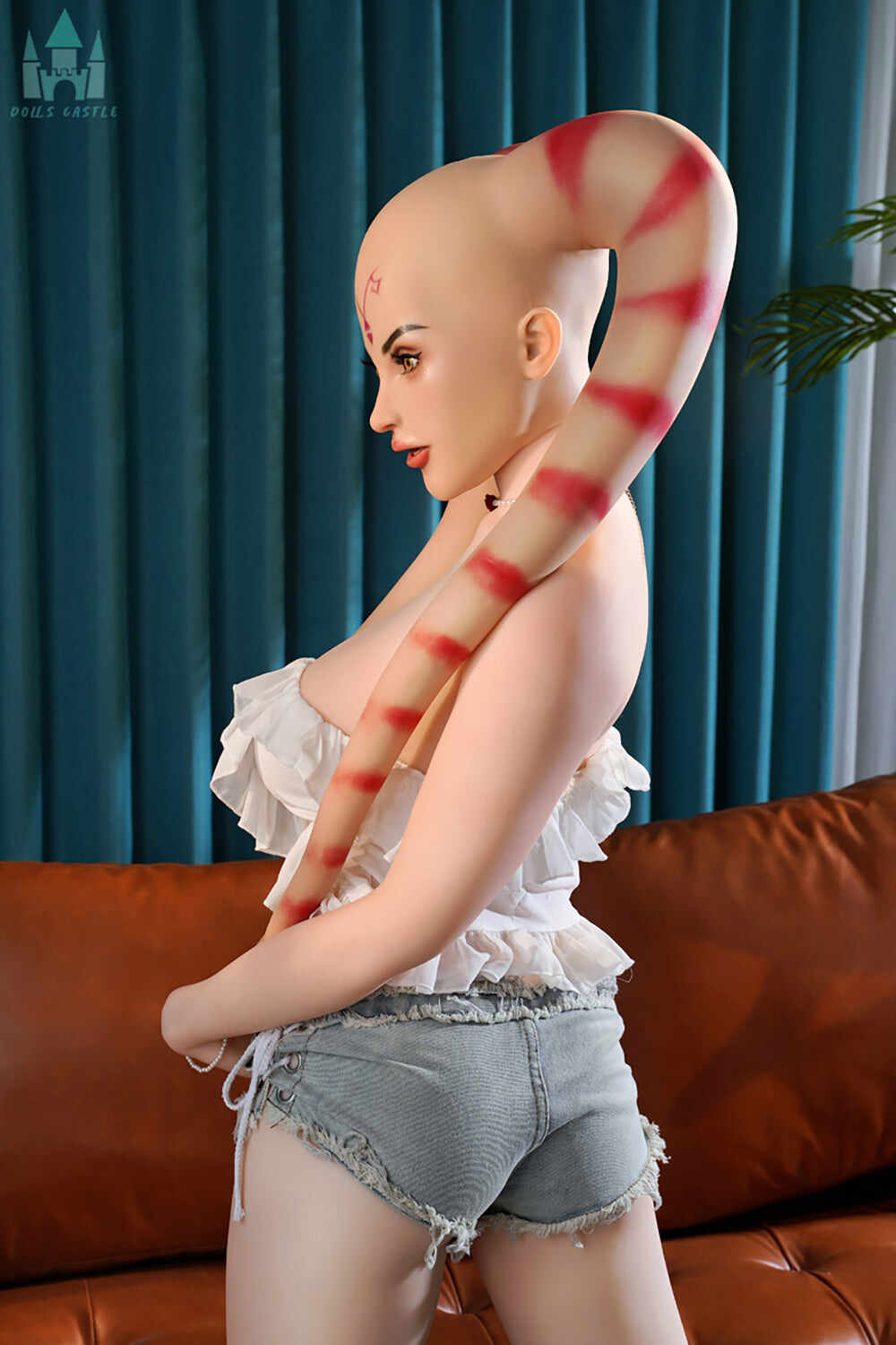 Dolls Castle 5ft41/ 165cm Gertie #A16S Blowjob ROS Soft Silicone Head + TPE Body Hentai Big Butt Female Sex Doll