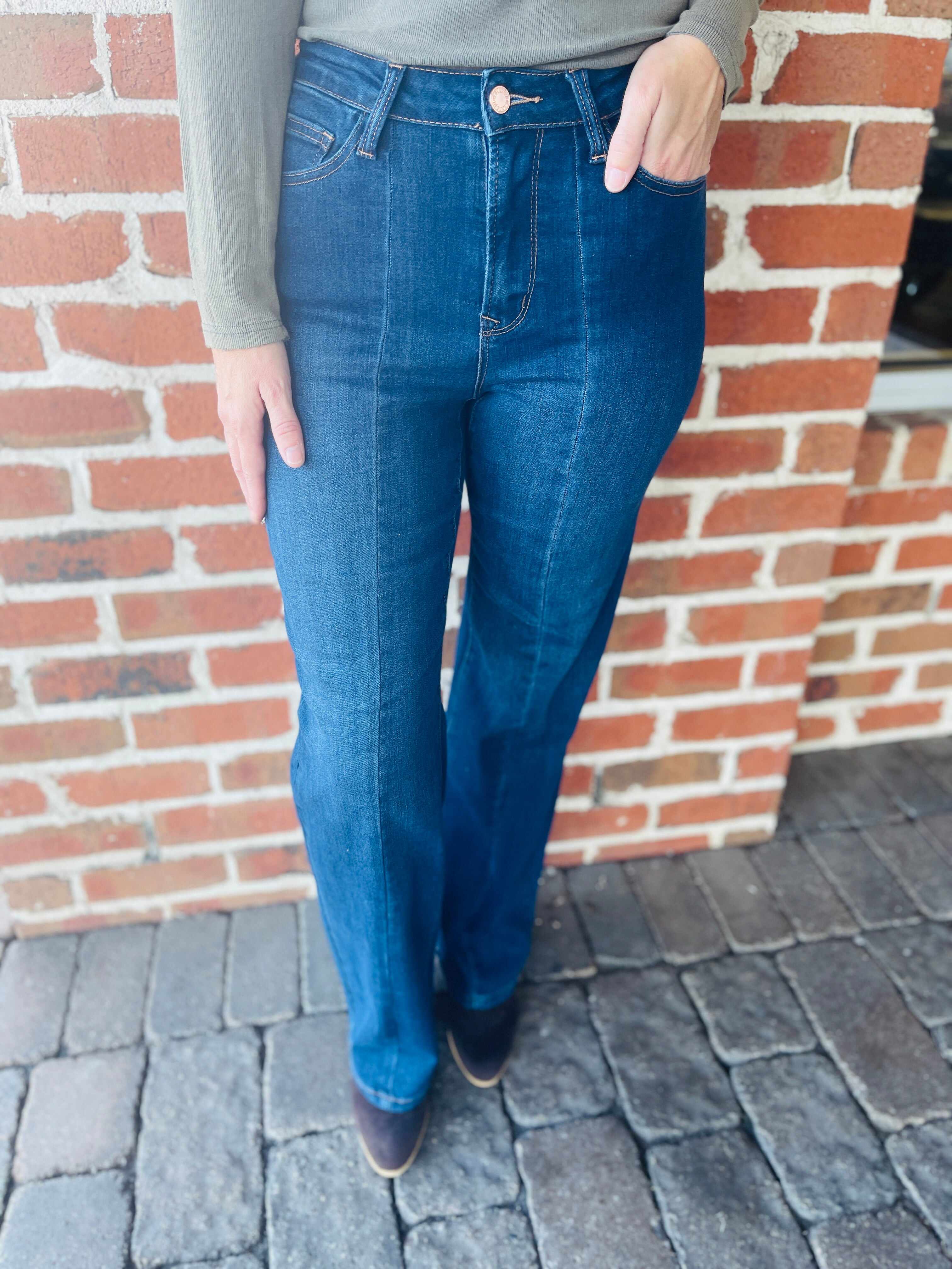 Plus/Reg Take Care Of Business Wide Leg Trouser
