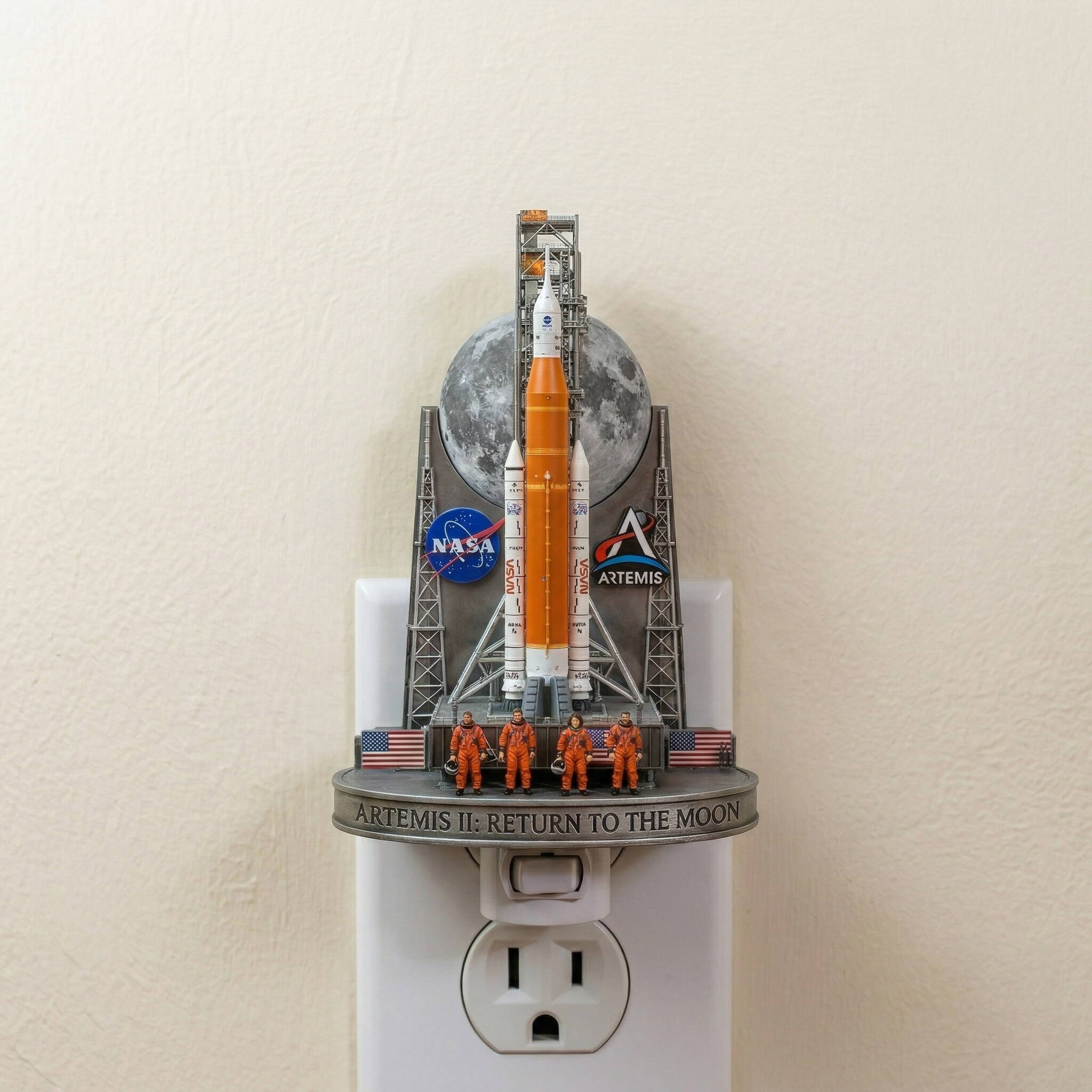 💡NASA Artemis II Night Light: Illuminate Your Space Dreams 🌕