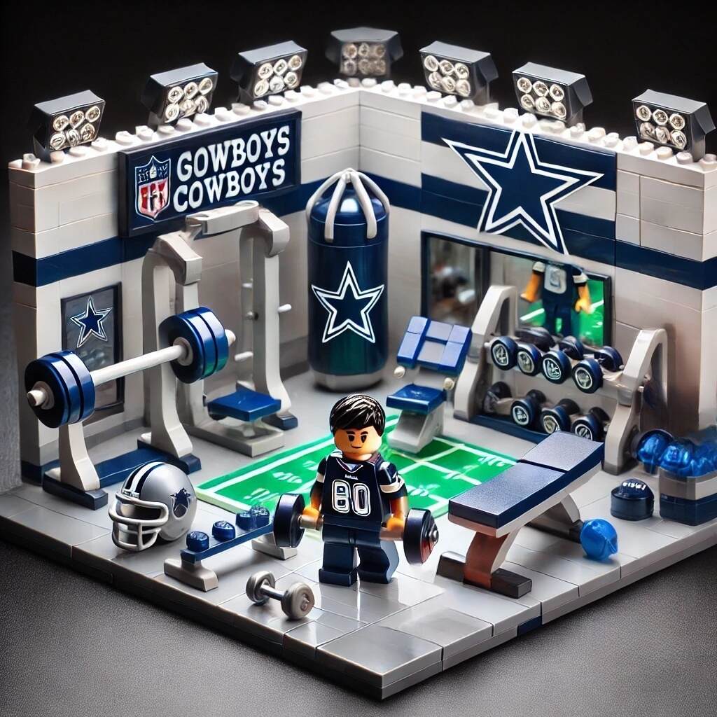 Football Team GYM Building Blocks