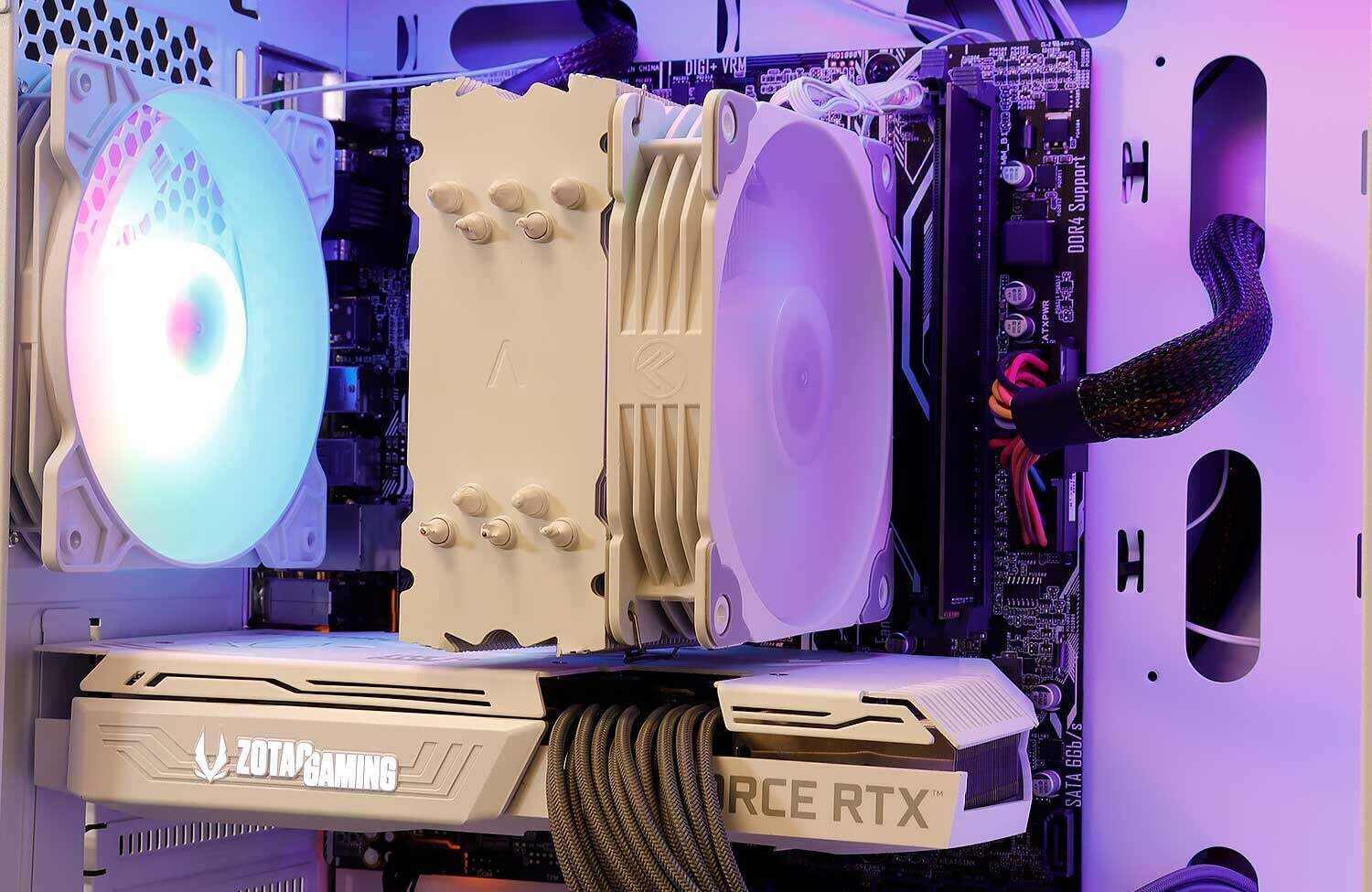 3.0 Liquid-Cooled PC - AMD Ryzen 5 5600X (12-Core 4.6Ghz), RTX 3070 8GB, 32GB DDR4 3200 RAM, 1TB NVMe SSD, VR-Ready, Streaming, WiFi, RGB, Win 11, Warranty, Gaming Desktop Computer