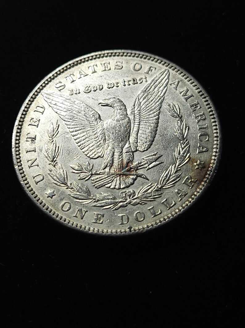 1897  Silver Morgan Dollar AU+  Key date   Lot#659