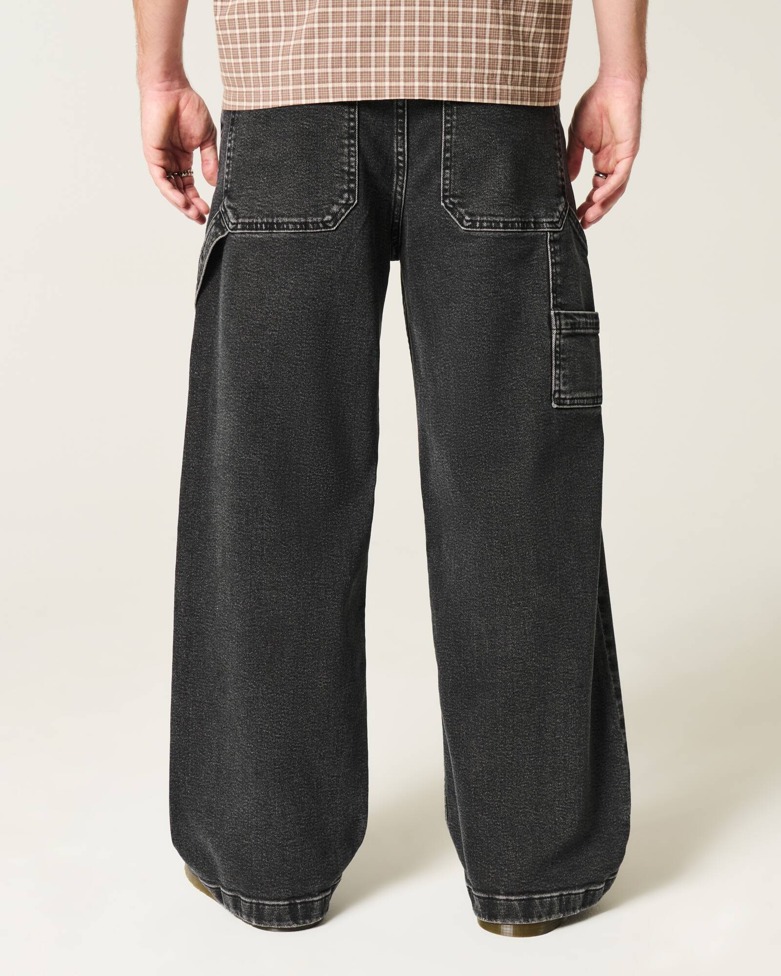 Medium Wash Super Baggy Jeans