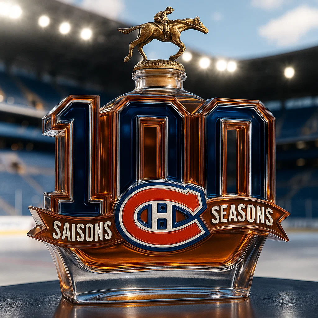 Montreal Canadiens Commemorative Whiskey Bottle