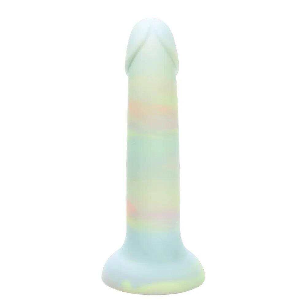 Realistic Liquid Silicone Dildo – Pink G-Spot and Anal Masturbator with Suction Cup