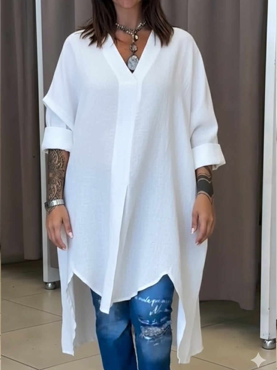 🔥Summer Arrivals🌟Women's Casual Linen And Cotton Shirt