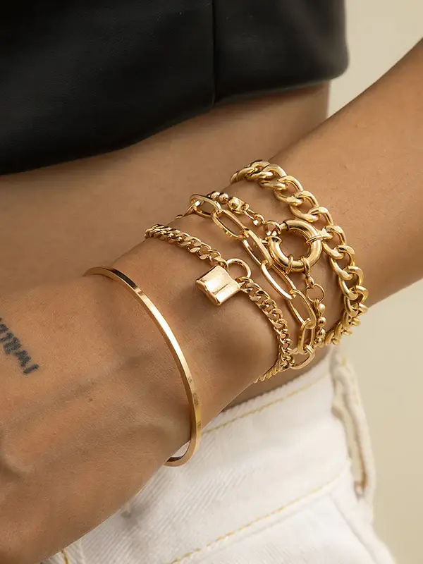 Cool Hip-Hop Chains Bracelet